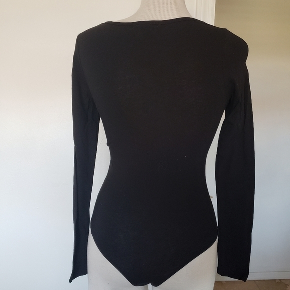 Bozzolo Girls Black Longsleeve Leatatd Size L - Picture 2 of 8